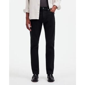 NWOT Madewell Slim Jeans In Black Size 32x30